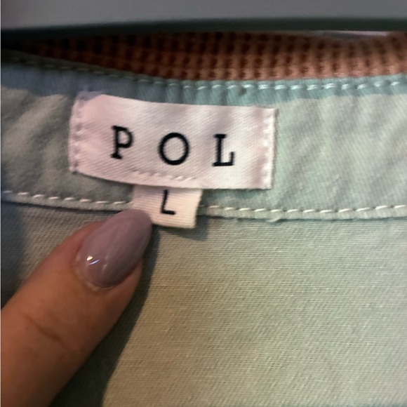 POL Mint Green Casual Top - Picture 3 of 3